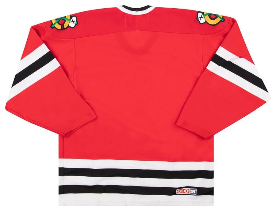 1990 96 blackhawks ccm away back