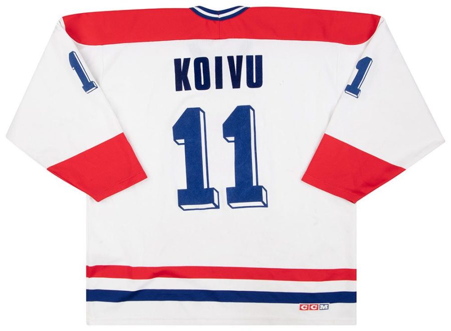 1995 97 canadiens koivu 11 ccm home back