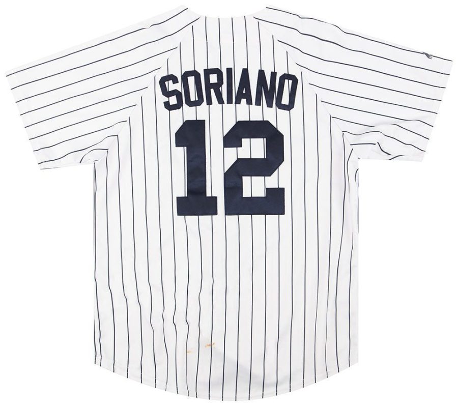 2003 yankees soriano 12 majestic home back 1