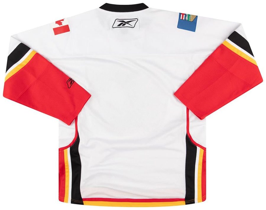 2007 11 flames reebok away back