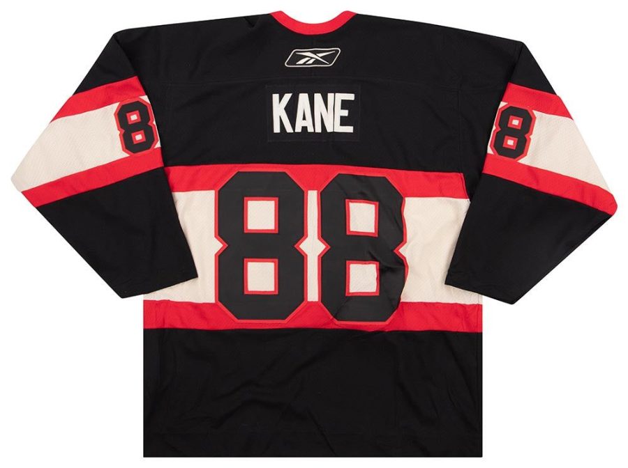 2009 blackhawks kane 88 reebok wc back