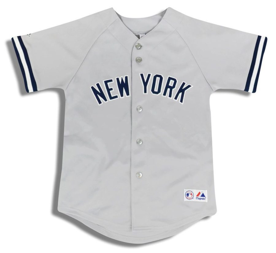 mlb yankees grey jersey