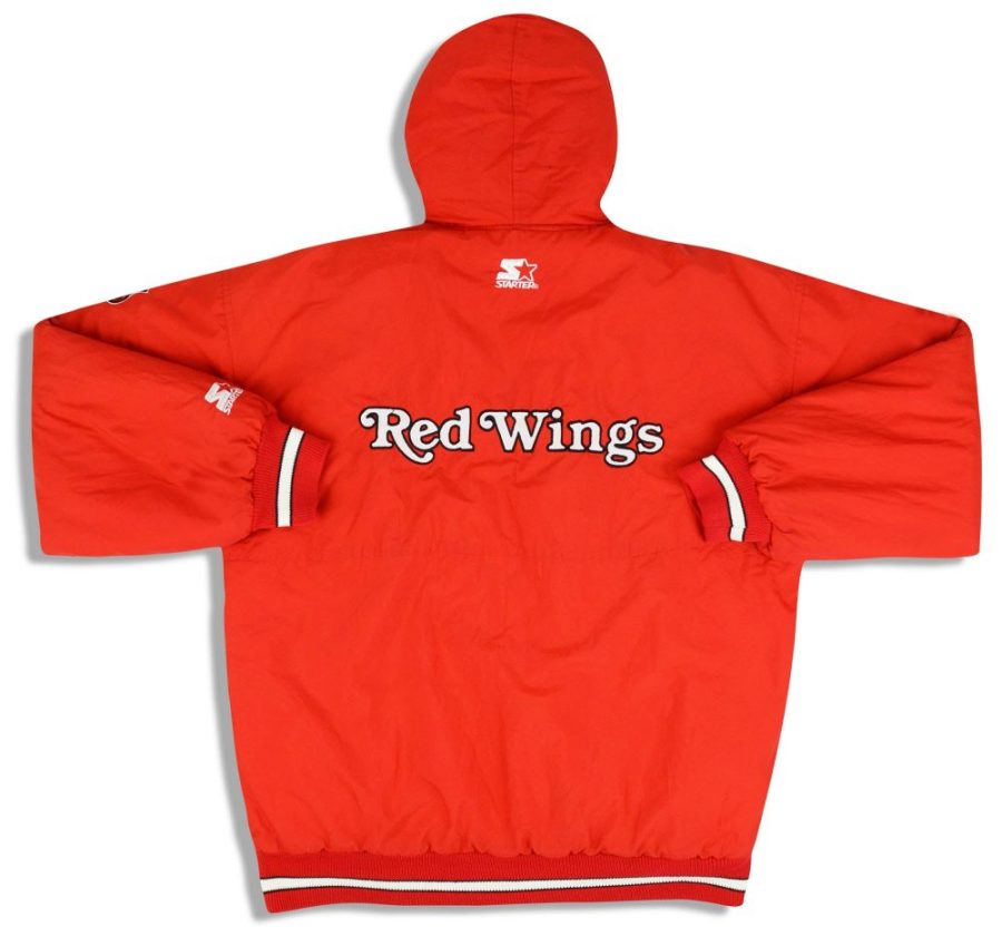 red wings 90 coat red back